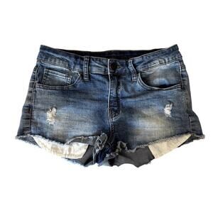 Denim Jean Micro Shorts Women's Size Small - High Rise